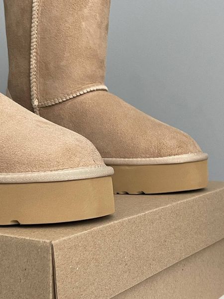 UGG Short Platform Beige 1716 фото