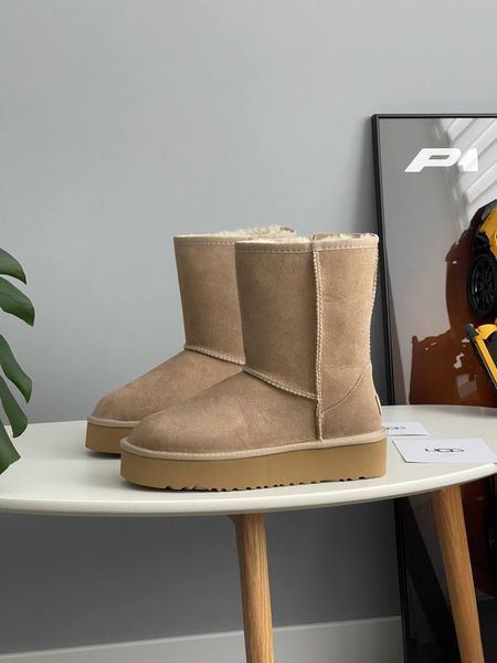 UGG Short Platform Beige 1716 фото