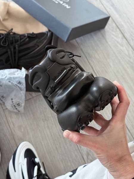 Кросівки Balmain Unicorn Low-Top Black 03455 фото