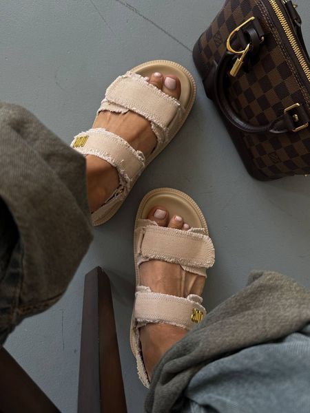 Dior Sandals Beige Jeans D050 фото