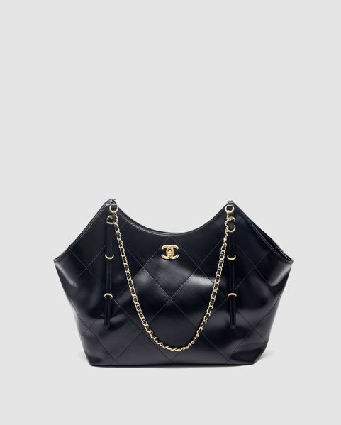Chanel 25S Maxi Tote Bag in Black