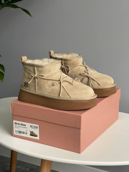 MIU MIU Winter Boot Sand 1783 фото