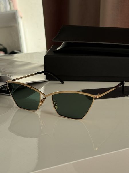 Saint Laurent SL 637 001 Green/Gold L Sunglasses