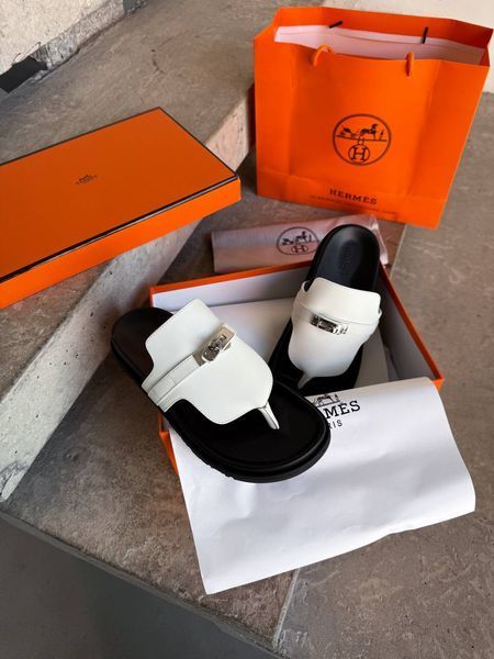 Empire Sandal Herm&egrave;s Blanc White H30 фото