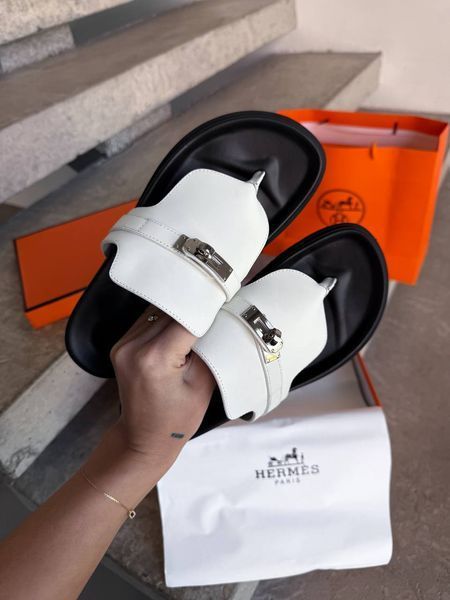 Empire Sandal Herm&egrave;s Blanc White H30 фото