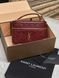 Saint Laurent Gaby Vanity Lacquered Leather Shoulder Bag Red