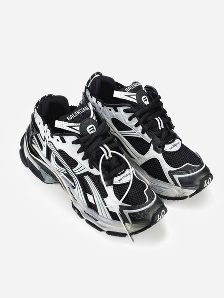 Balenciaga Runner Black/White 1478 фото