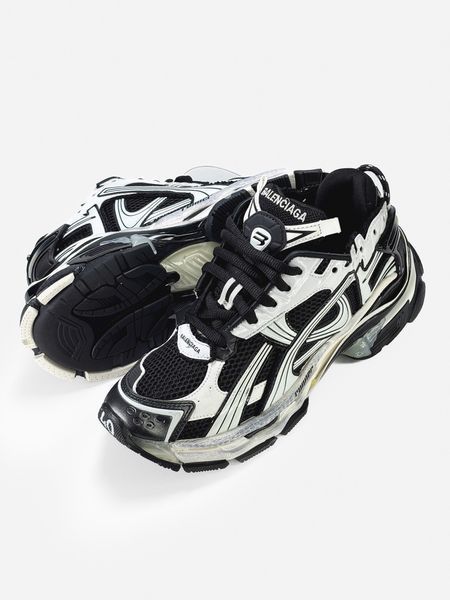 Balenciaga Runner Black/White 1478 фото