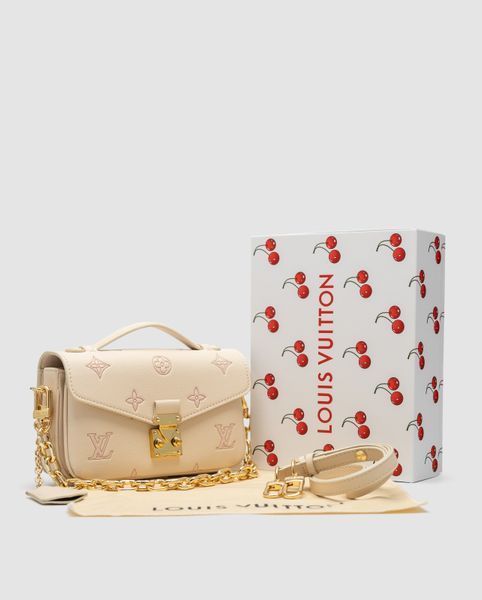 Louis Vuitton Pochette M&eacute;tis East West Bag Milky White/Peach 991292 фото