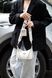Сумкa Prada Re-Edition 2005 Saffiano Leather Bag White 99410 фото 6