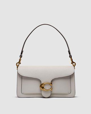 Coach Tabby Shoulder Bag 26 Brass/Chalk 99046 фото