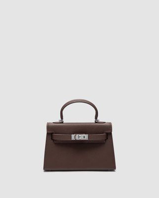 Сумкa Hermes Kelly II Sellier 20 Brown/Silver 991298 фото