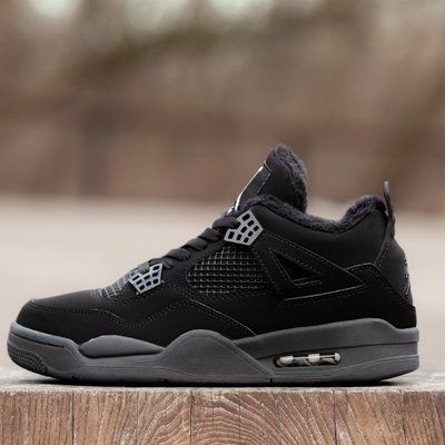 Nike Air Jordan Retro 4 Fur Sneakers