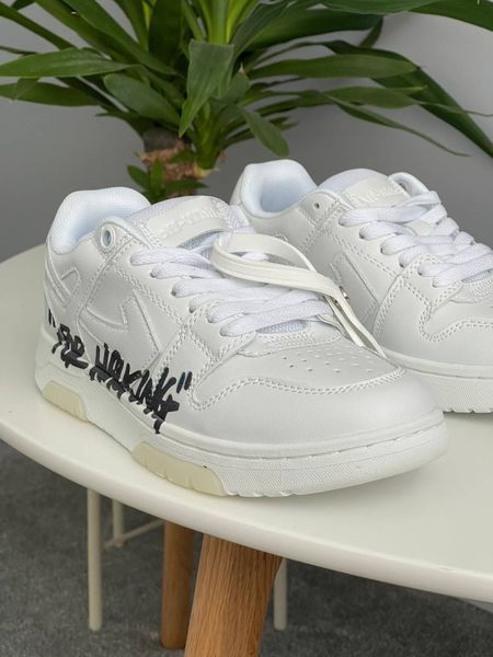 Off White  For Walking White Black Logo 1599 фото