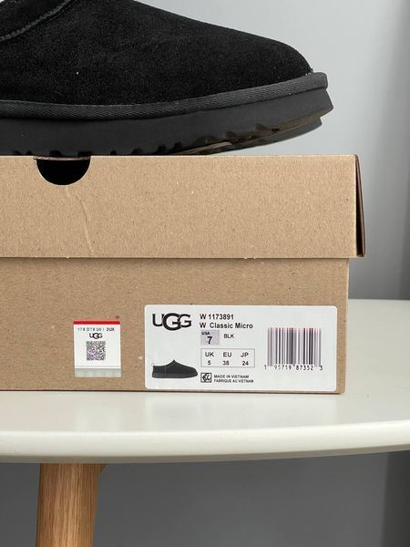 UGG Classic Micro Black 1889 фото