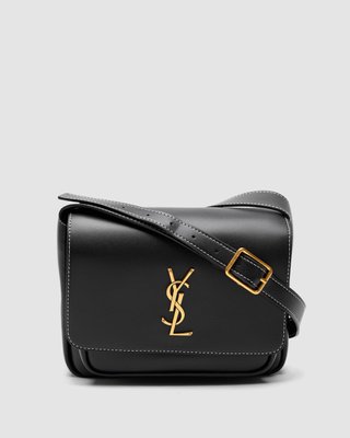 Saint Laurent Niki Besace in Leather Black/Gold 99626 фото