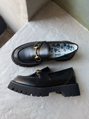 Ботінки Gucci Leather Horsebit 59002 фото